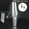 750ml 750/600ml Boston Cocktail Shaker con ricetta Martini Mixer in acciaio inox barman Bottle Bar