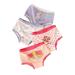 GYRATEDREAM Girls Underwear Soft Cotton Underwear Toddler Girls Briefs Soft Undies Briefs Pack of 4