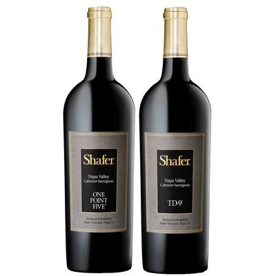 Shafer One Point Five Cabernet and Td-9 Cabernet S...