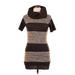 Ashley by 26 International Casual Dress - Sweater Dress: Brown Dresses - Women's Size Medium