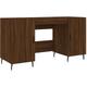Berkfield Home - Mayfair Desk Brown Oak 140x50x75 cm Engineered Wood
