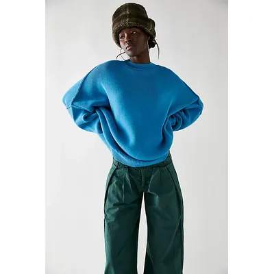 Easy Street Tunic at Free People in Carnival Teal, Size: Medium