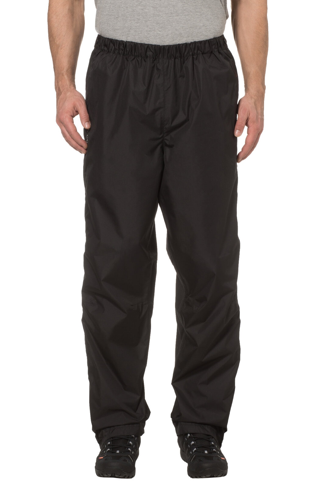 Fahrradhose VAUDE "Fluid Full-zip Pants II", Gr. 4XL, N-Gr, schwarz, Obermaterial: 100% Polyester. Meshfutter: 100% Polyester, unifarben, Hosen Image