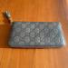 Gucci Bags | Authentic Gucci Guccissima Bamboo Tassel Leather Wallet | Color: Gray | Size: Os