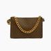 Michael Kors Accessories | Michael Kors Brown Logo Belt Waist Bag With Gold Chain Nwt | Color: Brown/Gold | Size: L
