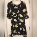 Free People Dresses | Free People All Yours Black Floral Mini-Dress | Color: Black | Size: 6