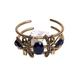 J. Crew Jewelry | J. Crew Gold Black Crystal Stone Cuff Bracelet Nwt | Color: Black/Gold | Size: Os
