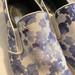 Michael Kors Shoes | Micheal Kors Canvas Slip Ons In Floral Blue And White, Like New Barely Worn | Color: Blue/White | Size: 7