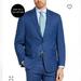 Michael Kors Suits & Blazers | Michael Kors Men's Modern-Fit Airsoft Stretch Suit Jacket Blue Tic 42 Short Nwt | Color: Blue | Size: 42s