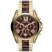 Michael Kors Accessories | Michael Kors “Bradshaw” Two Tone Watch | Color: Brown/Gold | Size: Os