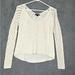 American Eagle Outfitters Sweaters | Euc American Eagle Designer Pullover Sweater Women's Sz Xs Off White | Color: Cream | Size: S