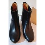 Madewell Shoes | Madewell The Clog Boot Womens Size 6.5 Black Leather Chelsea Ankle Boots | Color: Black | Size: 6.5