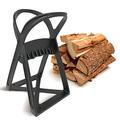 Kabin Kindle Quick Log Splitter - Manual Splitting Tool - Steel Wedge Point Splits Firewood Like A Boss Safely & Easily