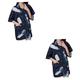 Beavorty 2 pcs Work Clothes Grooming Apron Hairdresser Workwear Hairdresser Uniform Hairdresser Smock Hair Stylist Smocks Work Overalls Hairdressers Uniform Fabric Robe Short Sleeve