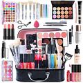 Makeup Kit for Women Full Kit, 35pcs All-in-oneMakeup Holiday Gift Set with Makeup Storage Box, Carry All Travel Make up Set, Full Makeup Bundle Ess-ential Set with Makeup Brushes, Lipsticks, and More