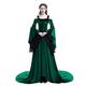 Halloween Costume Horror Carnival Costume Women's Dungarees Dress Gothic Dress Festive Women's with Sleeves Costume Women 70s Cocktail Dresses Short Olive Green U Bridesmaid Dress