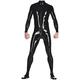 MINUSE Latex Rubber Suits Catsuit Black Sexy Bodysuit-Black,Black,XXL