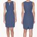 J. Crew Dresses | J. Crew Women's Tuscan Keyhole 12 Sheath Dress Sleeveless Olive Green | Color: Blue/Green | Size: 12