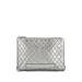 Chanel Leather Clutch: White Bags