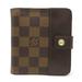 Louis Vuitton Bags | Louis Vuitton Compact Zipper Wallet Damier Bifold Wallet N61668 Brown | Color: Brown | Size: Os