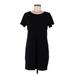 Old Navy Casual Dress - Shift: Black Solid Dresses - Women's Size Medium
