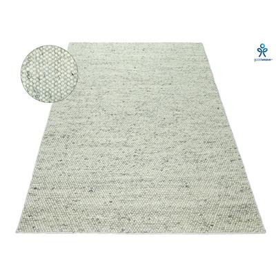 Wollteppich MY HOME "Wolly, Wolle" Gr. 6, beige (naturgrau), B:200cm H:14mm L:300cm, Wolle, Teppiche, handgewebt, Handweb Teppiche, Wohnzimmer, Schlafzimmer, Esszimmer Image