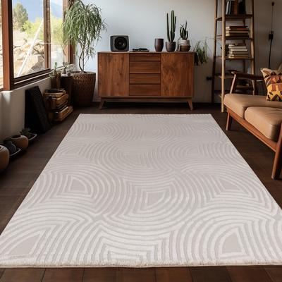 Teppich AYYILDIZ TEPPICHE "SAHARA 1113", beige, B:160cm H:12mm L:230cm, Polypropylen, Teppiche, Läufer / Pflegeleicht / Strapazierfähig / Trend Colors/ Wohnzimmer Image