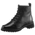 Schnürstiefelette ARA "KENT" Gr. 5 (38), schwarz Damen Schuhe Reißverschlussstiefeletten