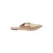 Steve Madden Mule/Clog: Slip-on Stacked Heel Glamorous Gold Print Shoes - Women's Size 9 - Pointed Toe