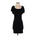 Forever 21 Cocktail Dress - Bodycon: Black Solid Dresses - Women's Size Small