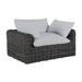 Summer Classics Montecito Patio Chair w/ Cushions Wicker/Rattan in Gray | Wayfair 339331+C773F749W749