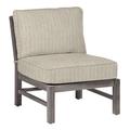 Summer Classics Club Teak Sectional Slipper Outdoor Chair Wood in Brown | Wayfair 284527+C641H4242W4242