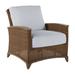 Summer Classics Astoria Woven Lounge Chair Wicker/Rattan in Brown | Outdoor Furniture | Wayfair 355590+C511H749W749