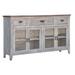 Gracie Oaks 67" Solid Wood Sideboard Wood in White | 40 H x 67 W x 17 D in | Wayfair A32FED4804544D27A5762852D21F2066