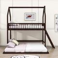 Logemann Twin Over Twin Standard Bunk Bed w/ Twin Size Trundle by Harper Orchard | 86 H x 42 W x 79 D in | Wayfair 9B0A0971FF894B9FB2B576DE9C128E8D