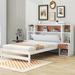 Red Barrel Studio® Richmal Bed Wood in Brown/White | 45.1 H x 86.8 W x 73.5 D in | Wayfair E12F384AD313415AB1E7D322E9A29053