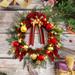 The Holiday Aisle® Christmas 20" Lighted Wreath in Green/Orange/Red | 20 H x 20 W in | Wayfair BA1F10DB06EA4B9D9126F4A9137C2BD3