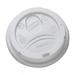 Dixie D9542 Dome Lid for 10 oz to 20 oz PerfecTouch Hot Paper Cups - Plastic, White