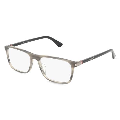 Police POIVPLD97 Herren-Brille inkl. Gläser Vollrand Eckig Kunststoff-Gestell 54mm/16mm/145mm, grau