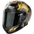 Nolan X-804 RS Ultra Carbon Carlos Checa Gold Replica Helm, schwarz-gold, Größe XS