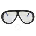 Troy Blue Light Block Pilot Sunglasses - Black - Tom Ford Sunglasses