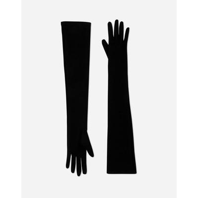 Elbow-length Gloves - Black - Dolce & Gabbana Glov...