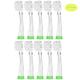 10 Pack Baby Soft Toothbrush Replacement Heads Compatible with Papablic BabyHandy & Toddler Sonic Electric Toothbrushes; Compatible with Brush-Baby BabySonic Series for 1-3 Years Old