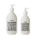 Compagnie de Provence 16.9 Fl Oz Liquid Soap and Luxury Hand Cream White Tea