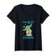 Star Wars Yoda Best Grandma Yoda Chibi Portrait Mother’s Day T-Shirt mit V-Ausschnitt