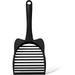 CatGuru Cat Litter Scoop Jumbo Litter Scoop Litter Scooper with Deep Shovel & Long Handle Super Fast Sifter Durable Kitty Litter Scoop Cat Stuff Kitten Supplies (Black)