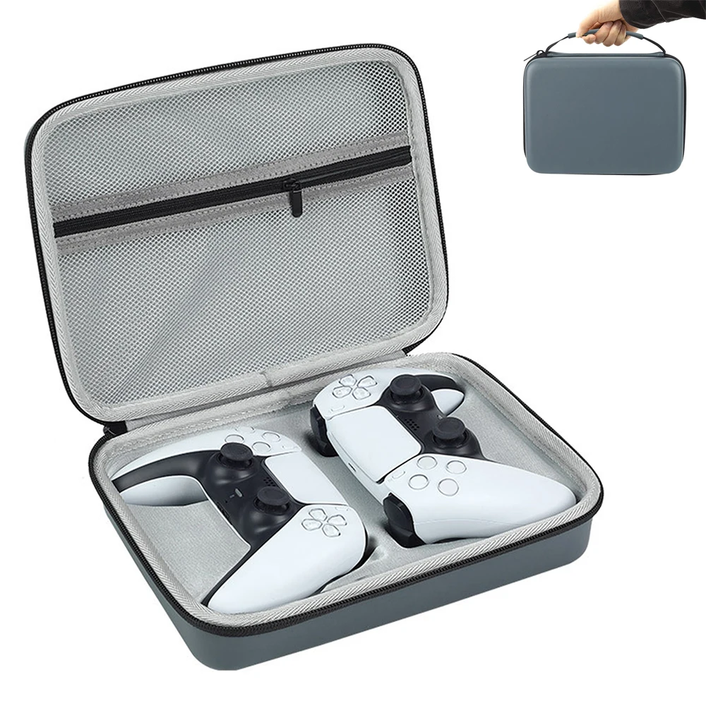 Dual-Controller-Trage tasche für ps4 ps5 Dual sense Gamepad Hard Eva Aufbewahrung tasche stoß feste wasserdichte Reisetasche Image