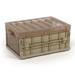 Frehsky outdoor storage box Folding Storage Container Basket Crate Box Stack Foldable Organizer Box storage box C