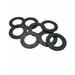 Rubber Washer Rubber Spacers Gaskets - 2 1/2 OD X 1 1/2 ID X 1/16 Thickness - EPDM Rubber Washers Flat Rubber Washers Round Rubber Washers (10)