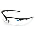 Bifocal Sport Protective Safety Glasses Bi-focal - Clear Lens Reader Reading - Ansi Z87.1 Certified 1.00